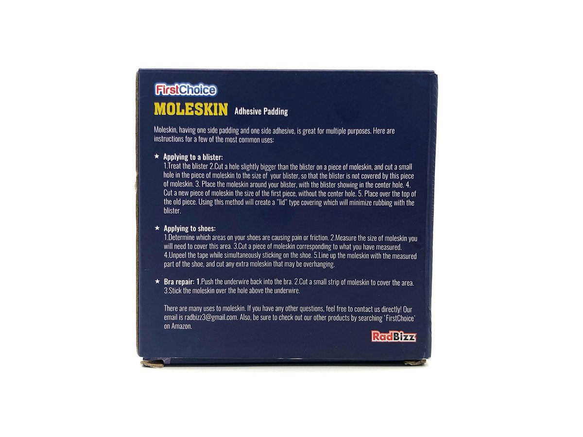 Extra Robustes Moleskin – 2" x 5 Yards (Hautfarbe)
