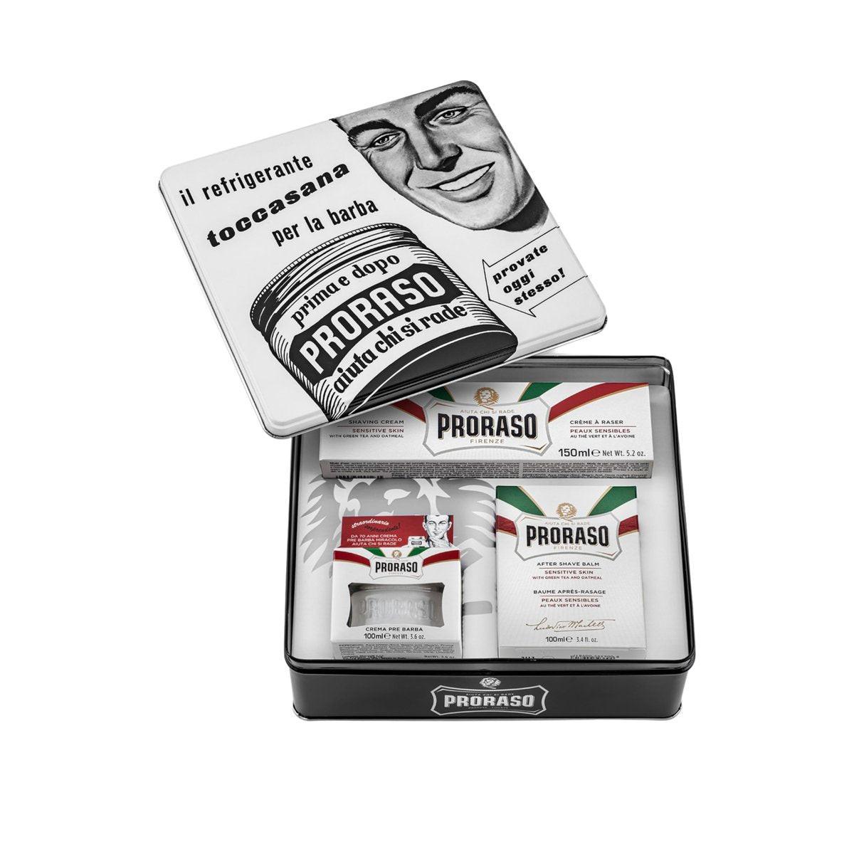 Proraso Vintage Toccasana Geschenkset in Blechdose, 5,2 Unzen