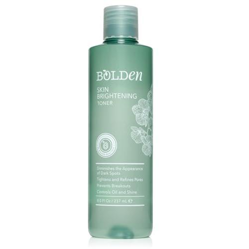 Bolden Gesichtstonikum für strahlende Haut – Peeling-Toner für fettige Haut mit AHA Glykolsäure, Niacinamid & Hyaluronsäure | Reduziert Unreinheiten, mildert dunkle Flecken & verfeinert Poren | 236 ml