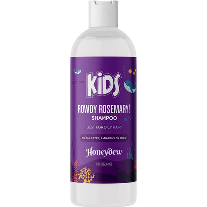 Tiefenreinigendes Shampoo für Kinder - Paraben- & Sulfatfrei, mit Teebaum- und Rosmarinöl - Sanfte Pflege bei fettiger Kopfhaut und Schuppen