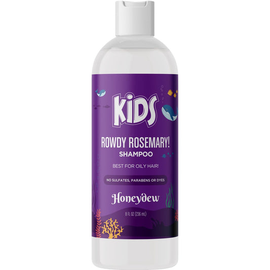 Tiefenreinigendes Shampoo für Kinder - Paraben- & Sulfatfrei, mit Teebaum- und Rosmarinöl - Sanfte Pflege bei fettiger Kopfhaut und Schuppen