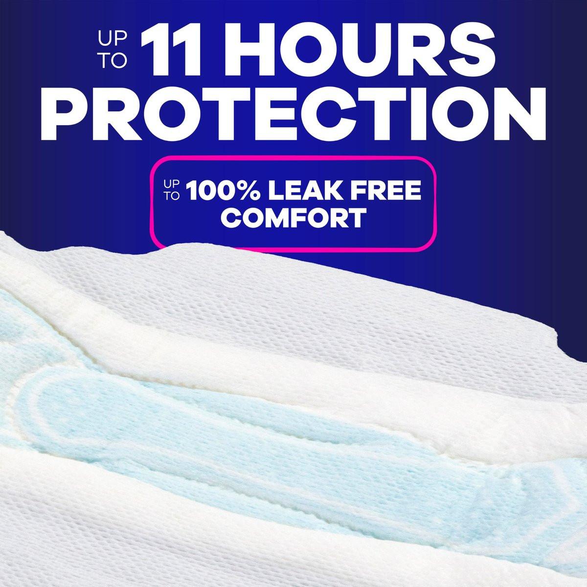 Always Maxi Overnight Binden mit Flügeln für Damen, Größe 5, extra starke nächtliche Saugfähigkeit, unparfümiert, 36 Stück