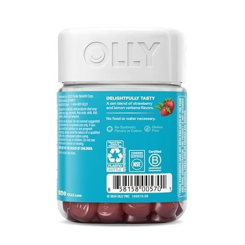 OLLY Goodbye Stress Gummibärchen - Stressabbau mit GABA, L-Theanin & Zitronenmelisse - 42 Stück