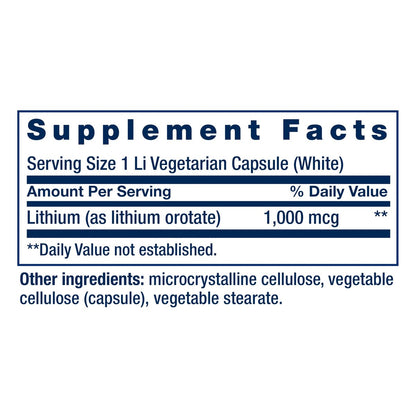 Life Extension Memory Protect – Kognitive Gesundheit mit Lithium und Colostrinin, 36 Kapseln