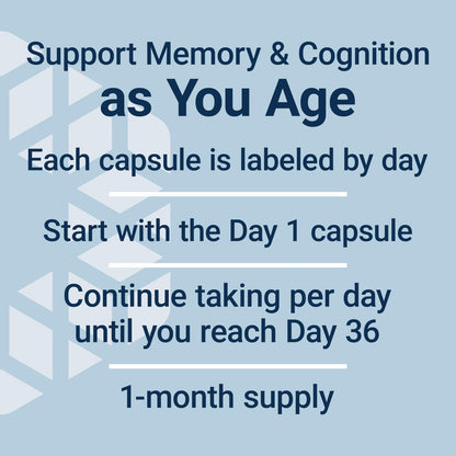 Life Extension Memory Protect – Kognitive Gesundheit mit Lithium und Colostrinin, 36 Kapseln