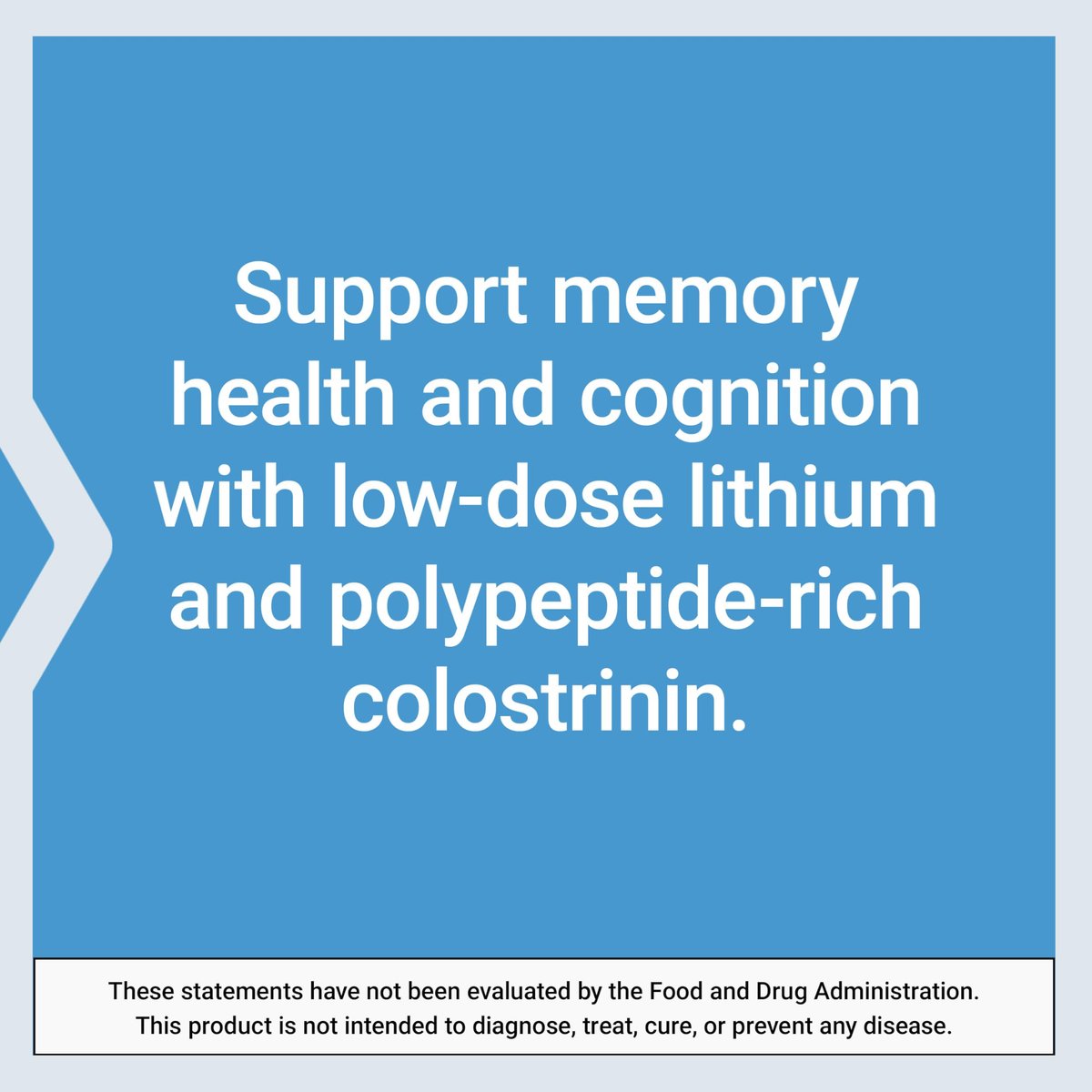 Life Extension Memory Protect – Kognitive Gesundheit mit Lithium und Colostrinin, 36 Kapseln