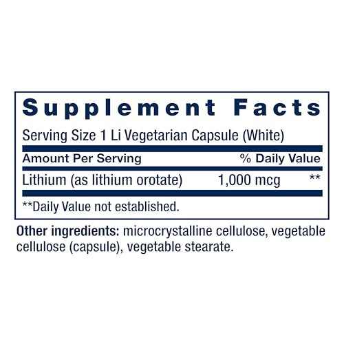 Life Extension Memory Protect – Kognitive Gesundheit mit Lithium und Colostrinin, 36 Kapseln