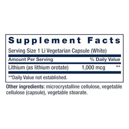 Life Extension Memory Protect – Kognitive Gesundheit mit Lithium und Colostrinin, 36 Kapseln