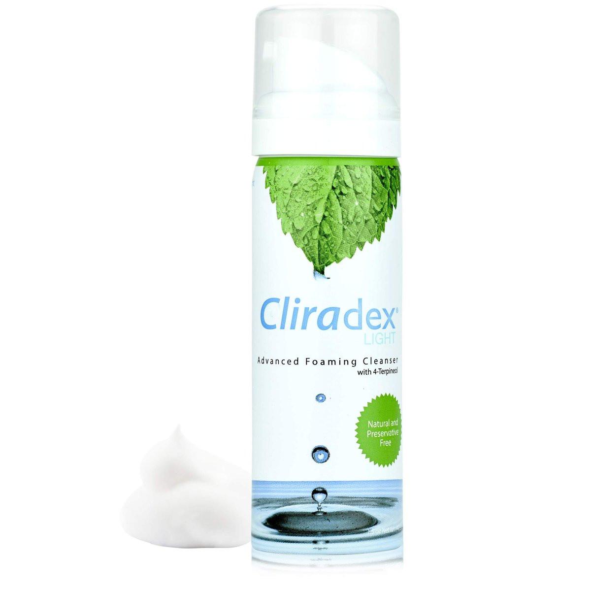Cliradex Foam – Sanfter Reinigungsschaum für Augenlider & Wimpernpflege | Tägliche Gesichtsreinigung & sichere Lidhygiene – 1,5 oz mit 4-Terpineol-Formel
