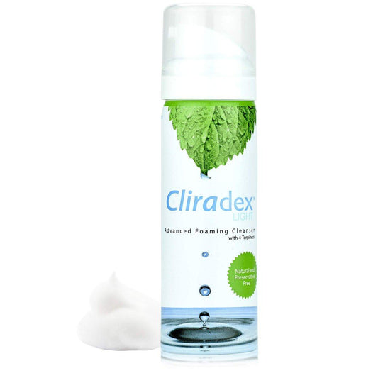 Cliradex Foam – Sanfter Reinigungsschaum für Augenlider & Wimpernpflege | Tägliche Gesichtsreinigung & sichere Lidhygiene – 1,5 oz mit 4-Terpineol-Formel
