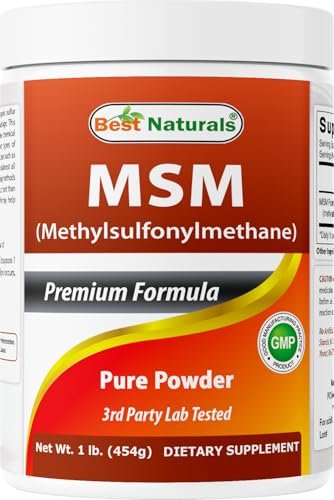 Best Naturals 100% Reines MSM Pulver, 450 g