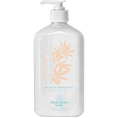 Hemp Nation SEA Salt & Sandalwood Feuchtigkeitsspendender Bräunungsverlängerer mit Hanfsamenöl, 18 fl. oz
