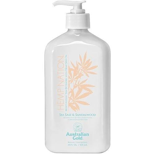 Hemp Nation SEA Salt & Sandalwood Feuchtigkeitsspendender Bräunungsverlängerer mit Hanfsamenöl, 18 fl. oz