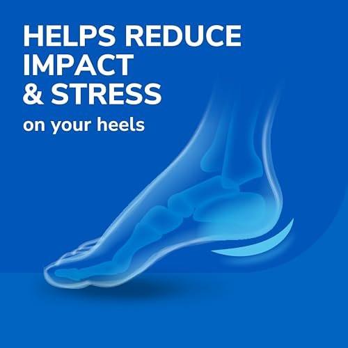 Dr. Scholl's Fersengel-Massagekissen mit Gel – Stoßdämpfung und Polsterung für den ganzen Tag zur Linderung von Fußbeschwerden (für Damen 6-10, auch für Herren 8-13 erhältlich)