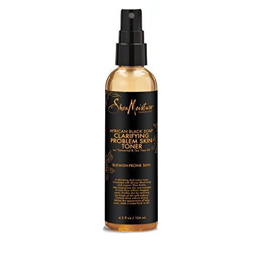SheaMoisture klärender Toner für Problemhaut – Afrikanische Schwarze Seife mit Teebaumöl, 125 ml