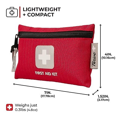 Thrive Mini Erste-Hilfe-Set – Wasserdichtes Reise-Notfallset mit 66 Teilen für Zuhause, Camping & Outdoor