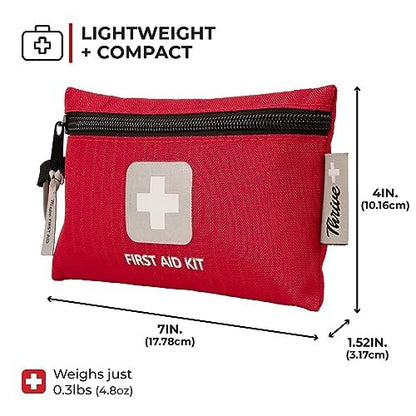 Thrive Mini Erste-Hilfe-Set – Wasserdichtes Reise-Notfallset mit 66 Teilen für Zuhause, Camping & Outdoor
