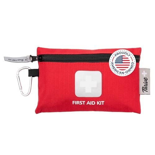 Thrive Mini Erste-Hilfe-Set – Wasserdichtes Reise-Notfallset mit 66 Teilen für Zuhause, Camping & Outdoor