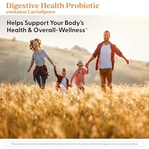 Doctor's Best Probiotikum für die Verdauungsgesundheit – Tägliche Unterstützung der Darmgesundheit für Männer & Frauen, 2 Milliarden KBE, mit LactoSpore (Heyndrickxia Coagulans), vegan – 60 vegane Kapseln