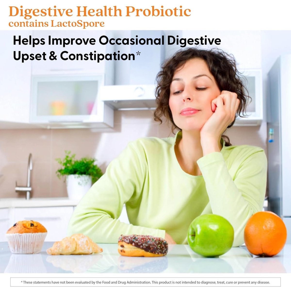 Doctor's Best Probiotikum für die Verdauungsgesundheit – Tägliche Unterstützung der Darmgesundheit für Männer & Frauen, 2 Milliarden KBE, mit LactoSpore (Heyndrickxia Coagulans), vegan – 60 vegane Kapseln