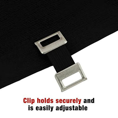 ACE 4-Zoll elastische Bandage mit Clips, Schwarz, ideal für Bein, Schulter und mehr, 1 Stück