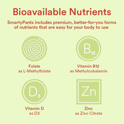 SmartyPants Kids Multivitamin Gummies mit Ballaststoffen - Vitamin D3, C, B12, B6, A, Zink, Biotin, Inositol, Fruchtgummis, drei Fruchtgeschmacksrichtungen, 90 Stück (22 Tage Vorrat)