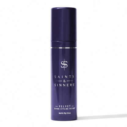 Saints & Sinners Award Winning Velvet Divine Haarstyling-Potion – Hitzeschutz, Glanz & Anti-Frizz für trockenes Haar, 100 ml