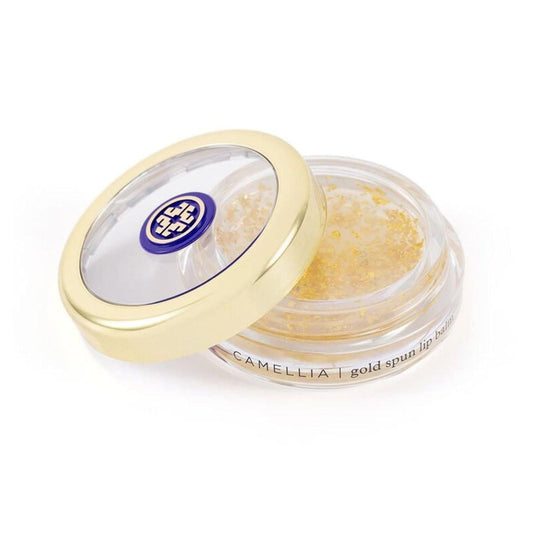 Tatcha Camellia Gold Spun Lip Balm – Pflegender & intensiv feuchtigkeitsspendender Lippenbalsam, 6 g