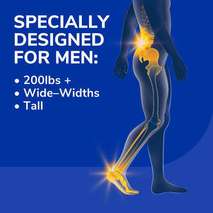 Dr. Scholl's Heavy Duty Support Einlegesohlen für Herren, Größe 8-14, Big & Tall, 200+ lbs, stoßdämpfend, Fußgewölbestütze, druckverteilend, zum Zuschneiden, für Arbeitsstiefel & Schuhe, 1 Paar