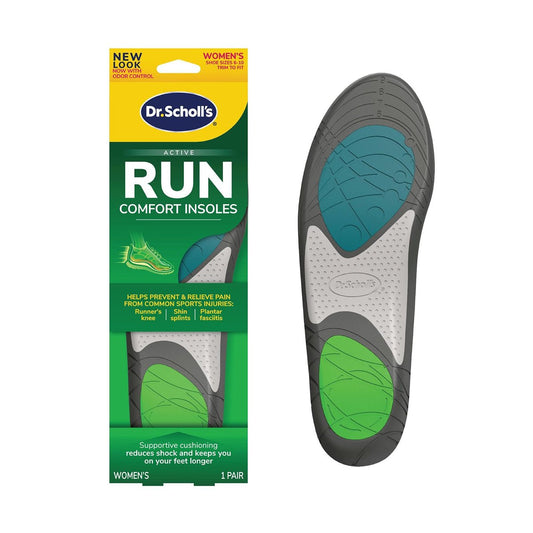 Dr. Scholl's Run Active Active Comfort Einlegesohlen für Damen, 1 Paar, zuschneidbare Einlagen