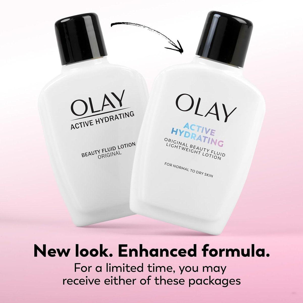 OLAY Active Hydrating Beauty Fluid Lotion 6 oz – 2er-Pack sparen
