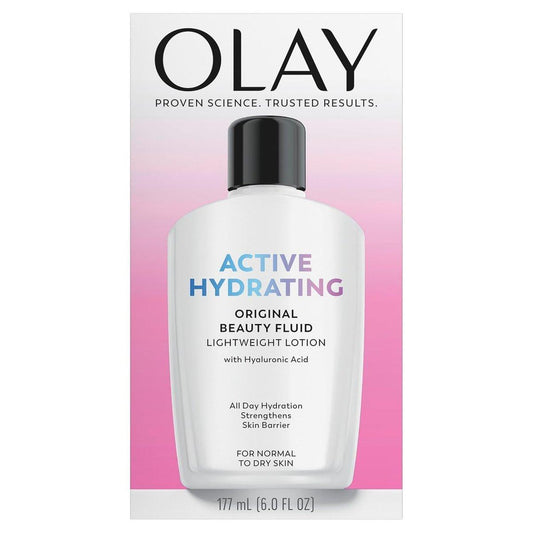 OLAY Active Hydrating Beauty Fluid Lotion 6 oz – 2er-Pack sparen