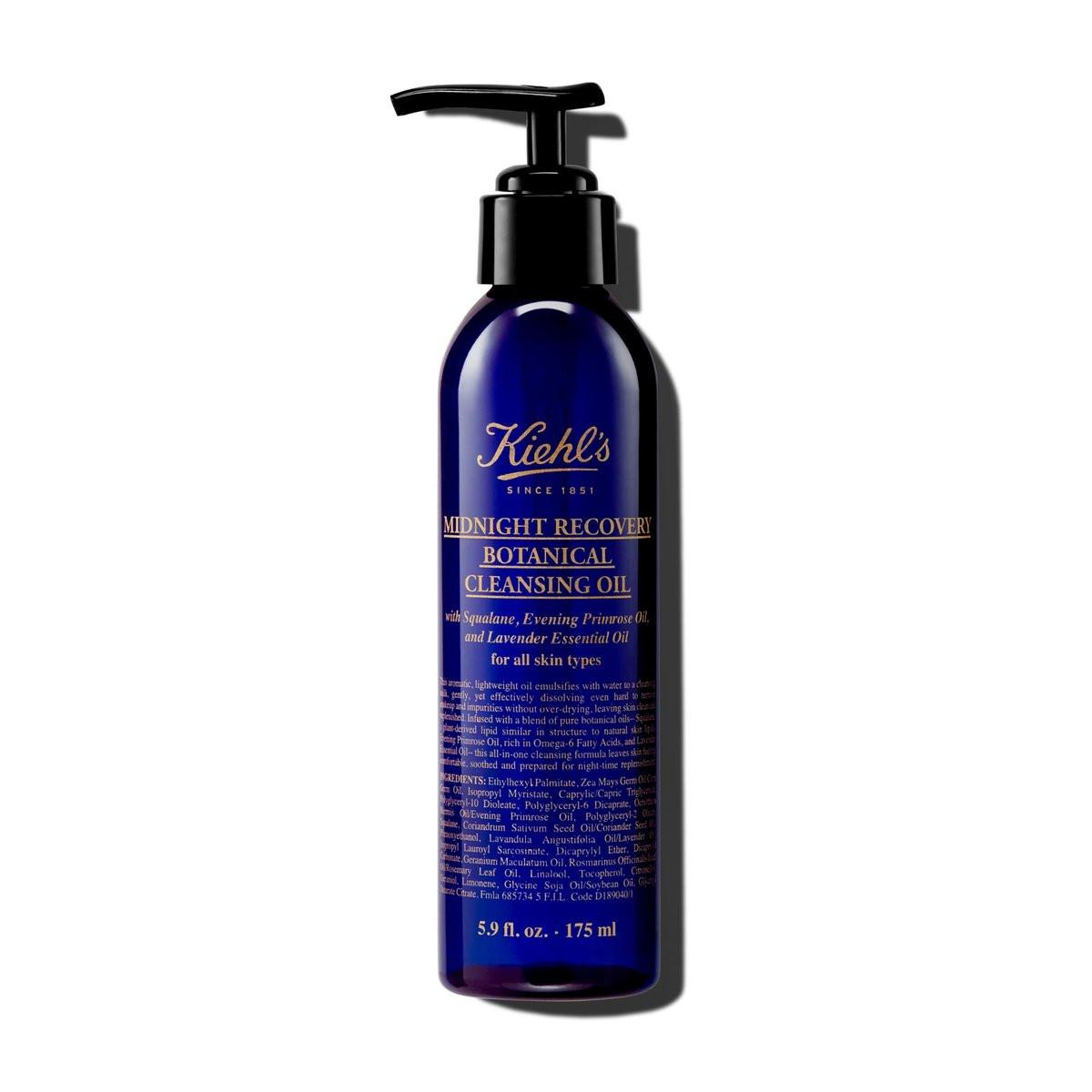 Kiehl's Midnight Recovery Botanical Cleansing Oil – 5,9 oz Reinigungsöl für die Nacht