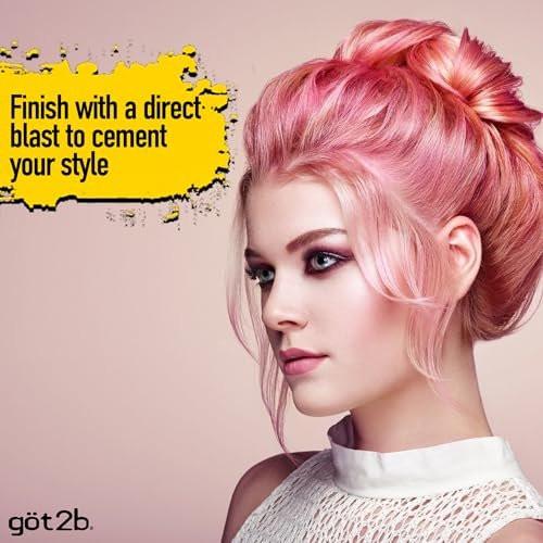 got2b Glued Blasting Freeze Haarspray 12 Fl Oz Pack of 6 – Extra starker Halt für Spikes & Styles – wind- und feuchtigkeitsbeständig