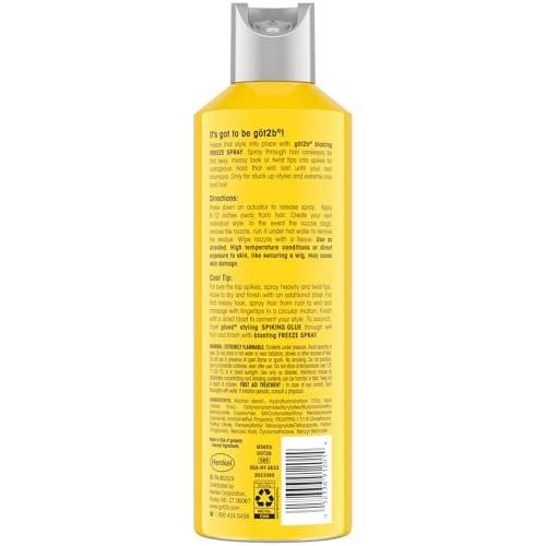 got2b Glued Blasting Freeze Haarspray 12 Fl Oz Pack of 6 – Extra starker Halt für Spikes & Styles – wind- und feuchtigkeitsbeständig