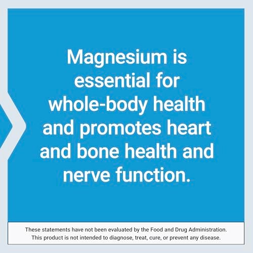 Life Extension Extend-Release Magnesium – verlängerte Herz- und Knochenunterstützung, Herz-Kreislauf- und Blutdruckgesundheit, bioverfügbare Formel, glutenfrei, nicht-GVO, vegetarisch, 60 Kapseln