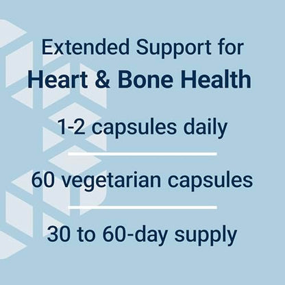 Life Extension Extend-Release Magnesium – verlängerte Herz- und Knochenunterstützung, Herz-Kreislauf- und Blutdruckgesundheit, bioverfügbare Formel, glutenfrei, nicht-GVO, vegetarisch, 60 Kapseln