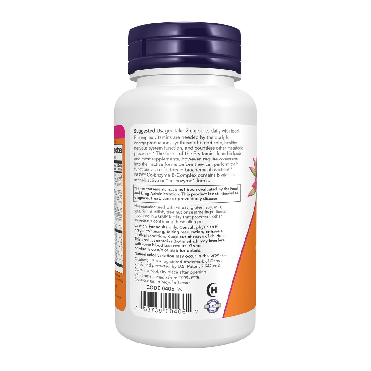 NOW Foods Co-Enzym-B-Komplex mit Alpha-Liponsäure und CoQ10 - 60 vegane Kapseln