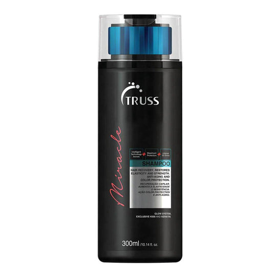 TRUSS Miracle Hair Shampoo - Anti-Aging & Farbschutz Shampoo für Frauen & Männer - Mit Keratin & Vitamin E für mehr Elastizität & Glanz (300 ml)