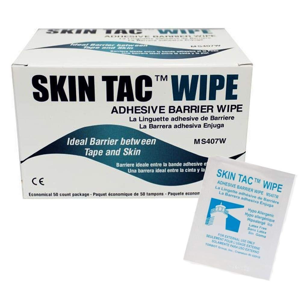 Torbot Skin Tac Hautbarriere-Tücher – 50 Stück pro Box, Bambus