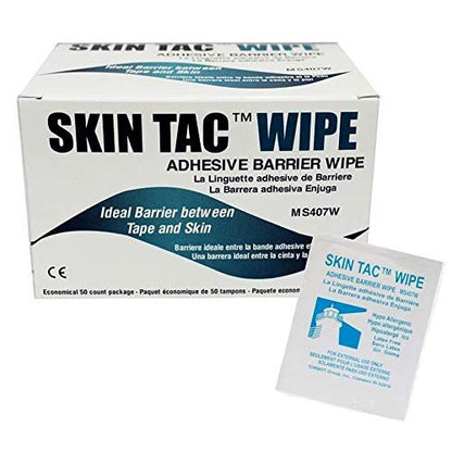 Torbot Skin Tac Hautbarriere-Tücher – 50 Stück pro Box, Bambus
