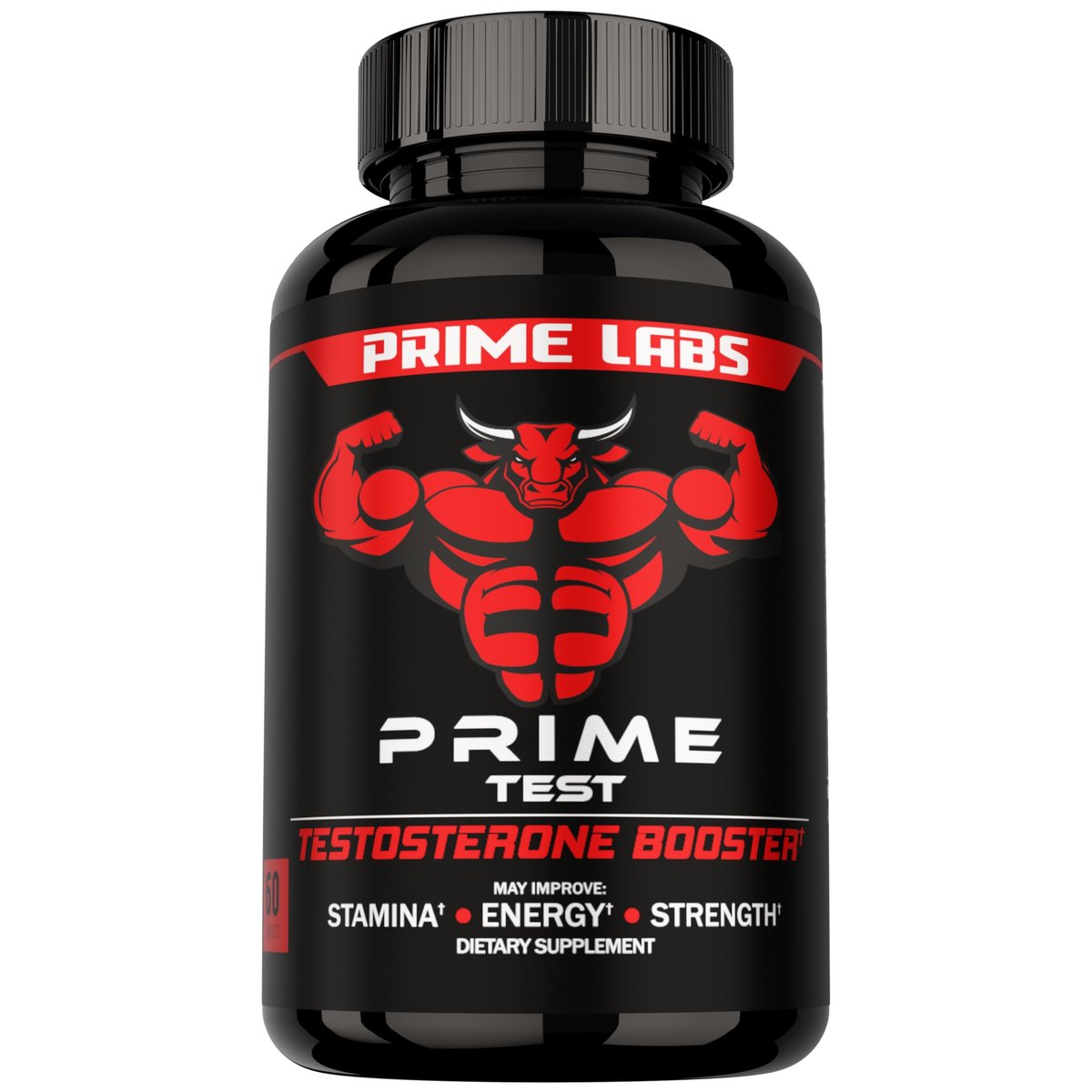 Prime Labs Testosteron-Booster für Männer – Steigert Ausdauer, Energie und Kraft – 60 Kapseln