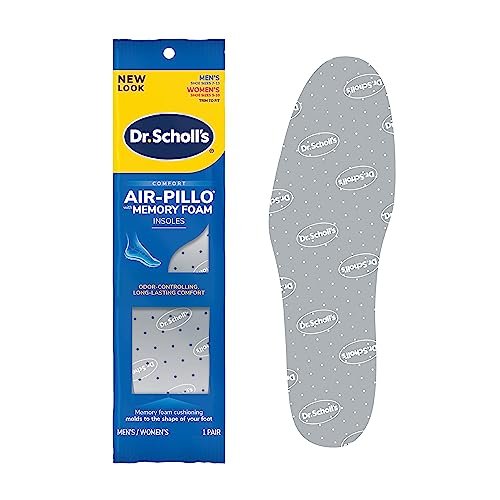 Dr. Scholl's Comfort Air-Pillo Einlegesohlen – 1 Paar, Größe 7-13 (Herren), 5-10 (Damen)