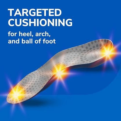 Dr. Scholl's Comfort Tri-Comfort Einlegesohlen für Herren, 1 Paar, Größe 8-14