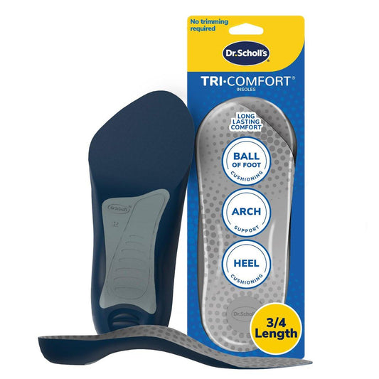 Dr. Scholl's Comfort Tri-Comfort Einlegesohlen für Herren, 1 Paar, Größe 8-14