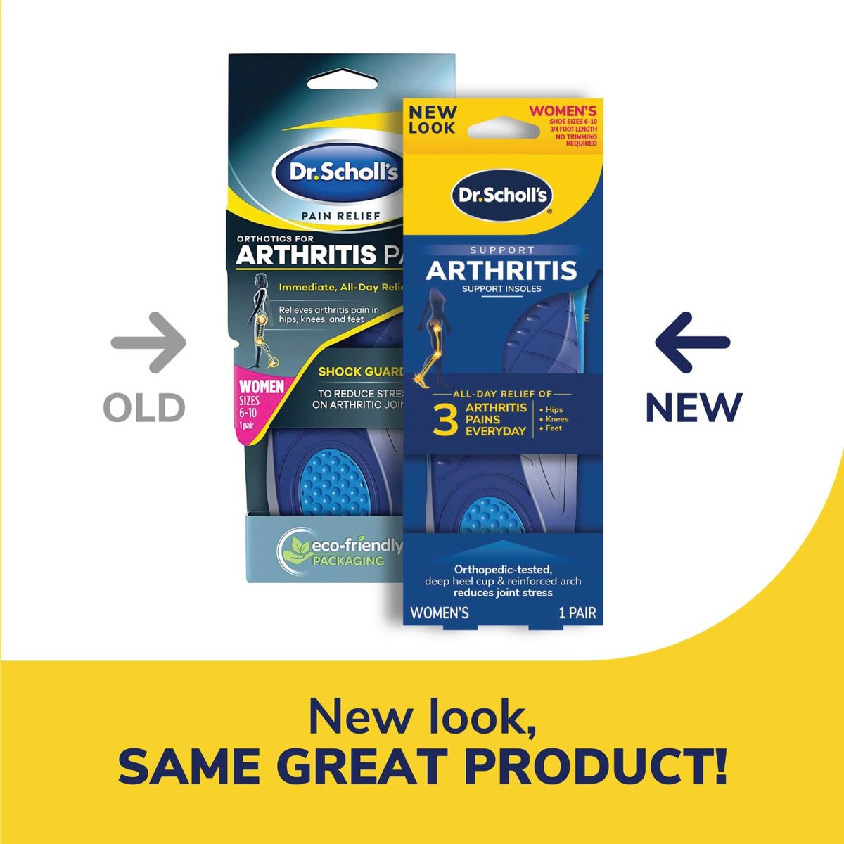 Dr. Scholl's Arthrose-Einlegesohlen für Damen, 1 Paar