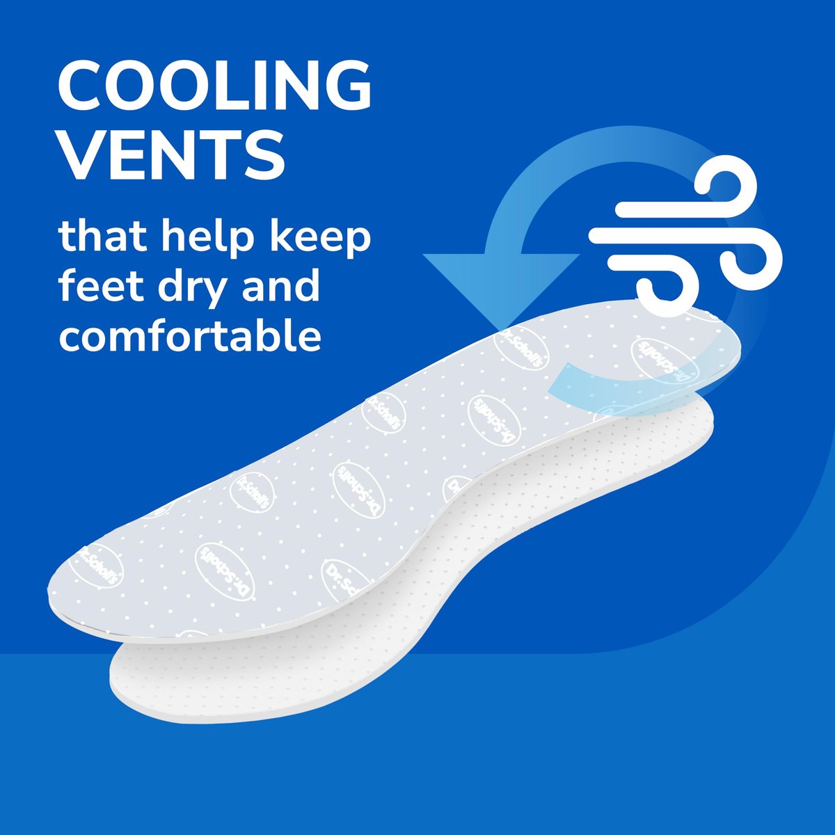 Dr. Scholl's AIR-PILLO Einlegesohlen // Ultrawelche Polsterung und langanhaltender Komfort mit zwei Schaumstoffschichten, passend für jeden Schuh - Ein Paar