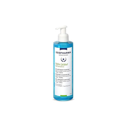 IsisPharma Teen Derm Gel Sensitive – Reinigungsgel für empfindliche Haut, 250 ml
