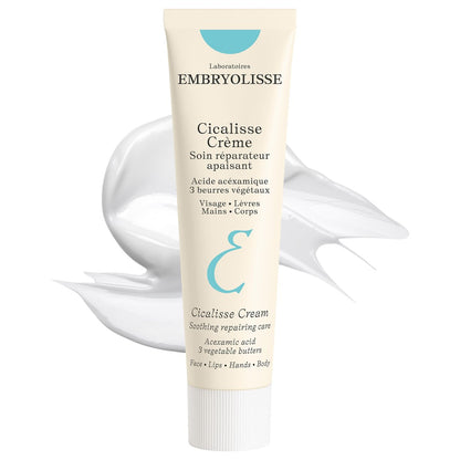 Embryolisse Cicalisse Gesichtscreme – Feuchtigkeitscreme mit Hyaluronsäure zur Beschleunigung der Hautregeneration – Tägliche Pflege für Gesicht, Körper und Lippen, alle Hauttypen – 40 ml