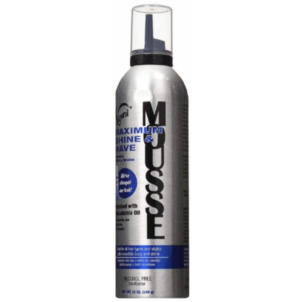 Vigorol Mousse Maximum Shine Wave 12oz – Volumen & Glanz für lockiges Haar
